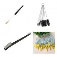 small long sponge nylon bottle brush for nipple cleaner pipe beer bottles washing brushes covered with bristles