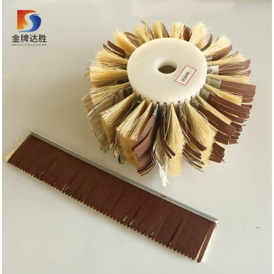 Sandpaper Sisal Polishing Roller Brush For Wood Sanding Machine