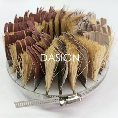 Cabinet Door Polishing Portable Wood Polish Brush Sisal Sander Paper Wheel Brush