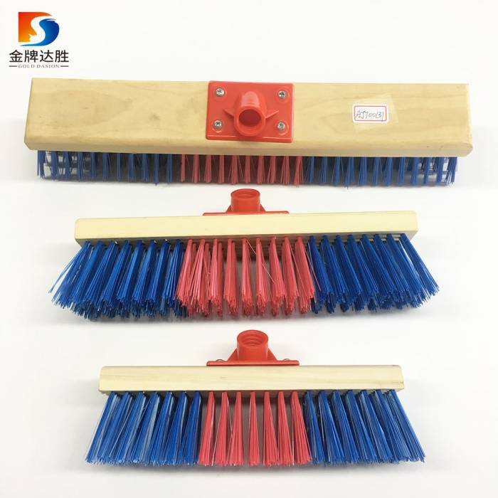 Outdoor Floor Broom Garden Scrubber Brush Street Floor Sweeping Push Broom