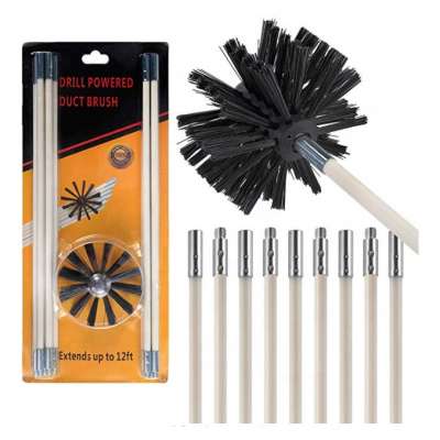 Flexible Chimney Sweeping Brush Kit