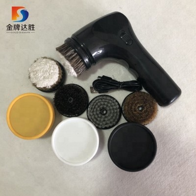 Handheld Electric Shoe Polisher Machine Shoe Cleaning Brush Kit