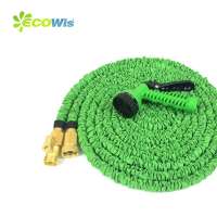 Wholesale expandable flexible garden hose set with 7 pattern spray nozzle